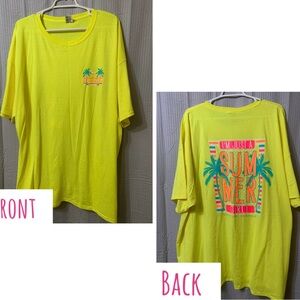Bright Yellow "Summer Girl" Graphic Tee